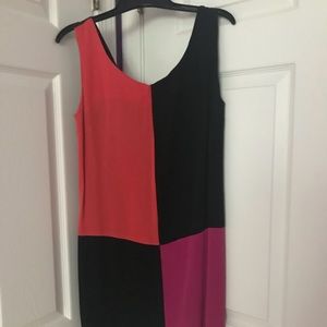 VINTAGE 80’s Color Block Dress